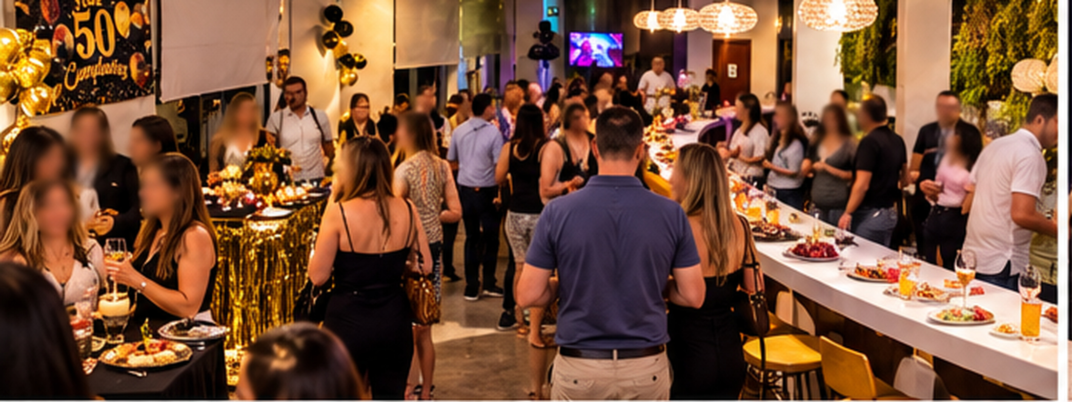 Fiesta de celebración de 50 cumpleaños